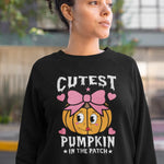 Cutest Pumpkin In The Patch | Halloween Unisex Adult Sweatshirt | Prem Chroma Clothing