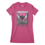Cyberpunk City Women's Classic Fitted T-Shirt | Premium Quality Street Chroma Clothing