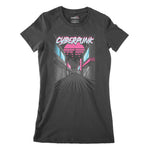 Cyberpunk City Women's Classic Fitted T-Shirt | Premium Quality Street Chroma Clothing