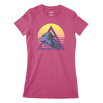 Cyborg Head Cyberpunk Women's Classic Fitted T-Shirt | Premium Quality Chroma Clothing