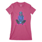 Cyborg Meditation Cyberpunk Women's Classic Fitted T-Shirt | Premium Q Chroma Clothing