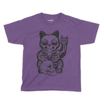 Demon Kitten Halloween Kids T-Shirt | Premium Halloween Clothing Chroma Clothing