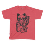 Demon Kitten Halloween Kids T-Shirt | Premium Halloween Clothing Chroma Clothing