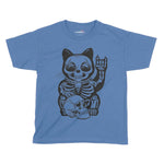 Demon Kitten Halloween Kids T-Shirt | Premium Halloween Clothing Chroma Clothing