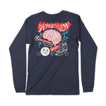 Depression | Dual Print | Long-Sleeve T-Shirt | Premium Quality Street Chroma Clothing