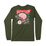 Depression | Dual Print | Long-Sleeve T-Shirt | Premium Quality Street Chroma Clothing