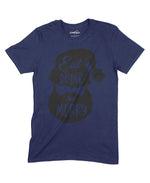 Eat Drink Be Merry Unisex Adult T-Shirt Chroma Clothing