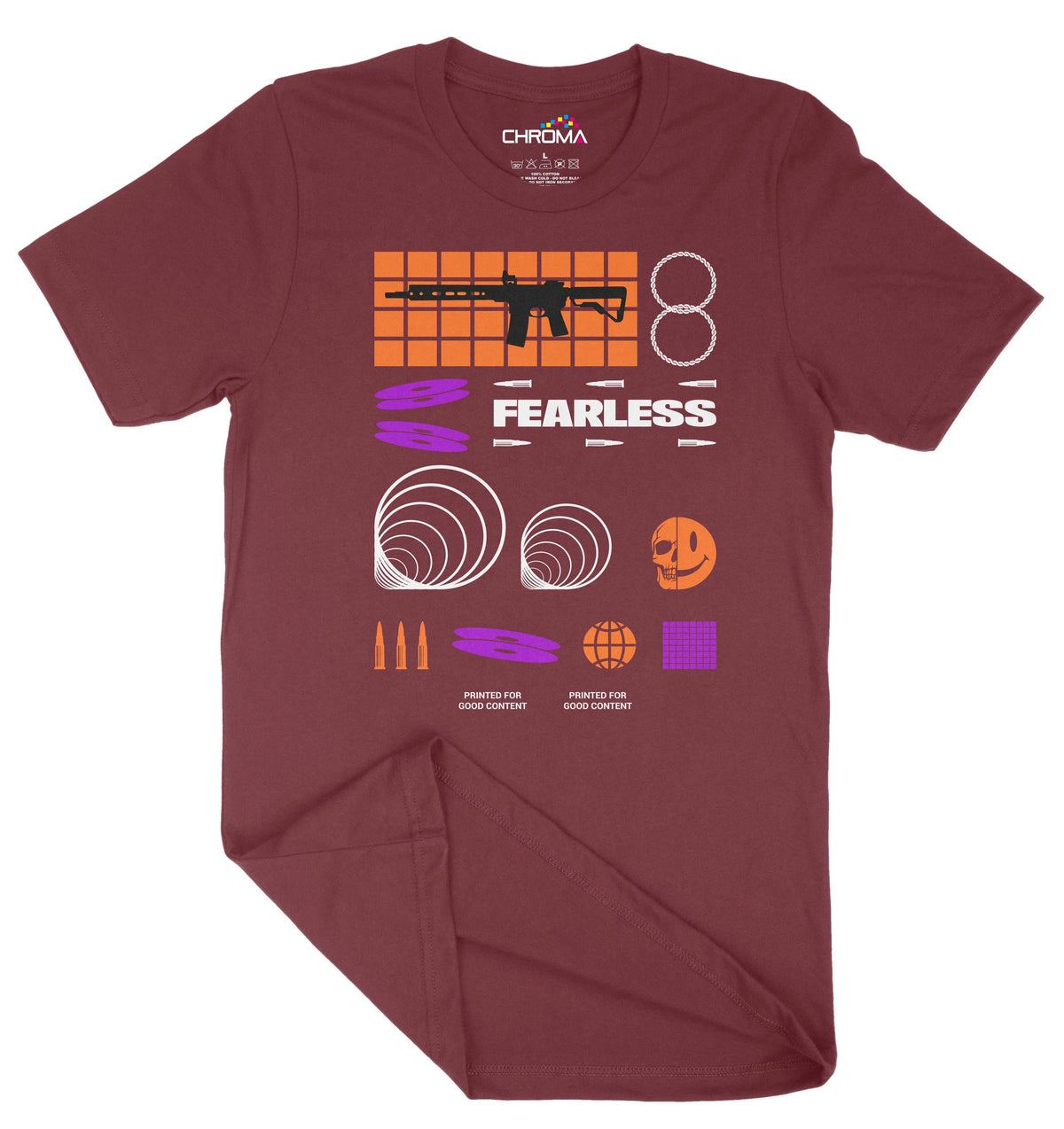 Fearless Unisex Adult T-Shirt | Premium Quality Streetwear Chroma Clothing