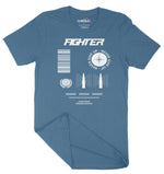 Fighter Never Give Up Unisex Adult T-Shirt | Premium Quality Streetwea Chroma Clothing