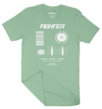 Fighter Never Give Up Unisex Adult T-Shirt | Premium Quality Streetwea Chroma Clothing