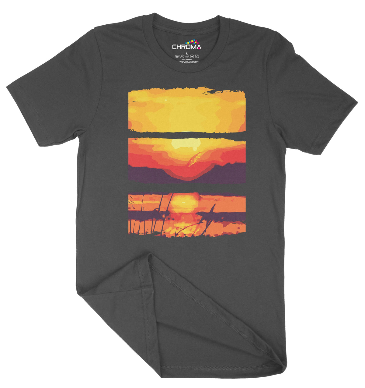 Final Sunset Unisex Adult T-Shirt | Premium Quality Streetwear Chroma Clothing