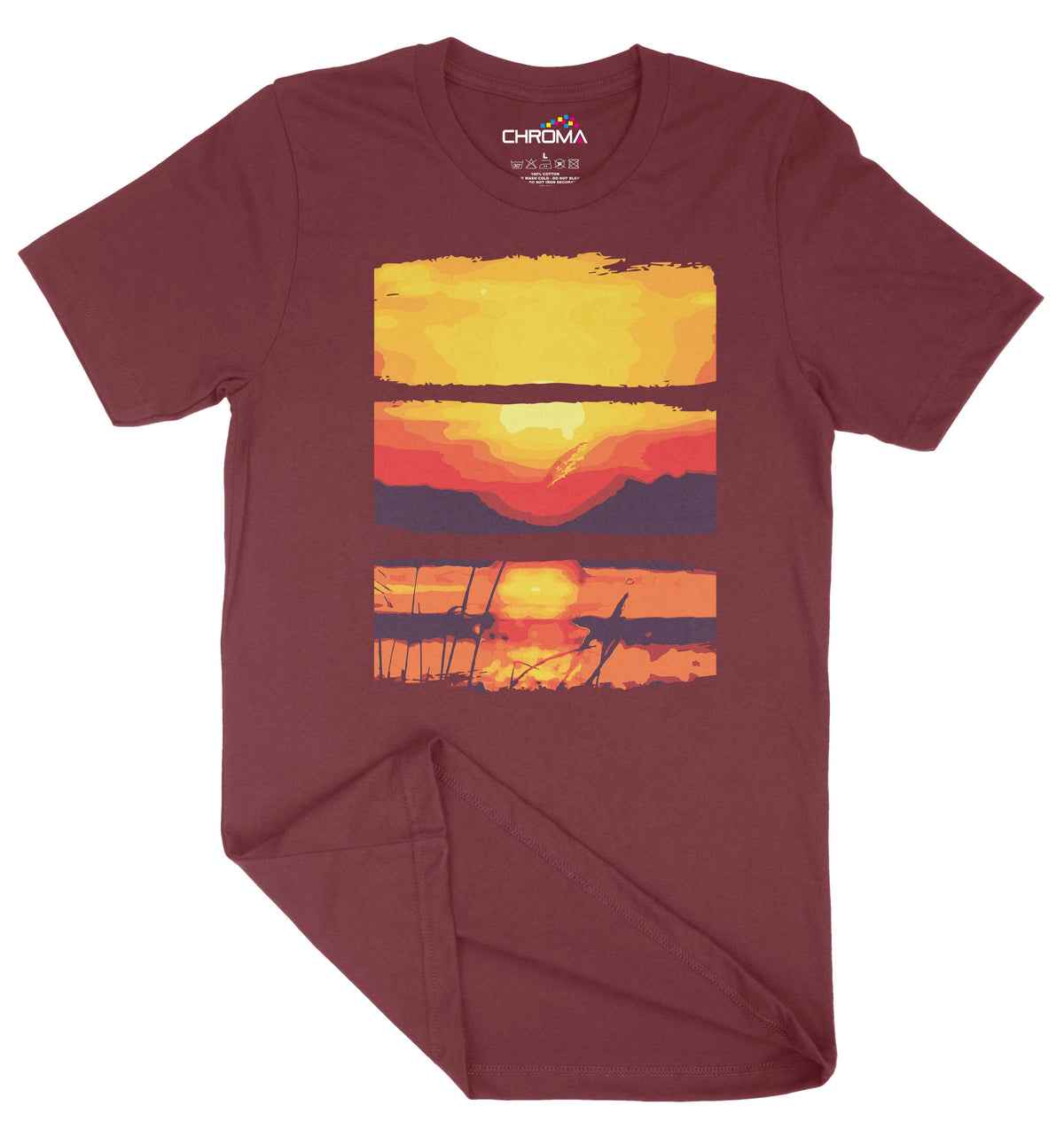 Final Sunset Unisex Adult T-Shirt | Premium Quality Streetwear Chroma Clothing