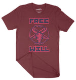 Free Will Pentagram Unisex Adult T-Shirt | Premium Quality Streetwear Chroma Clothing