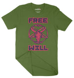 Free Will Pentagram Unisex Adult T-Shirt | Premium Quality Streetwear Chroma Clothing