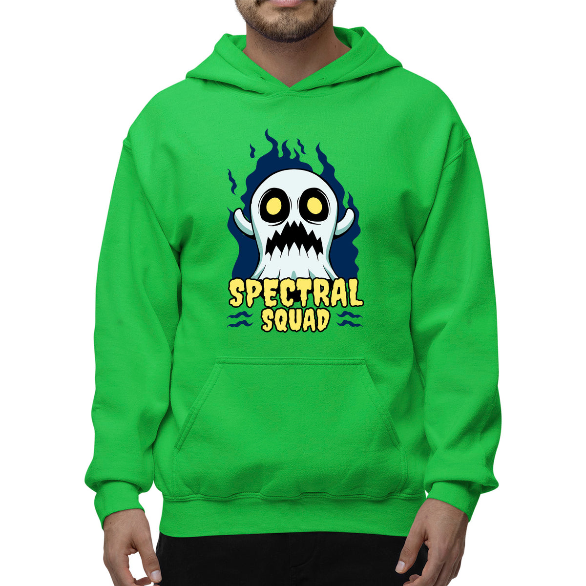 Spectral Squad Adult Pullover Hoodie | Premium Halloween Clothing