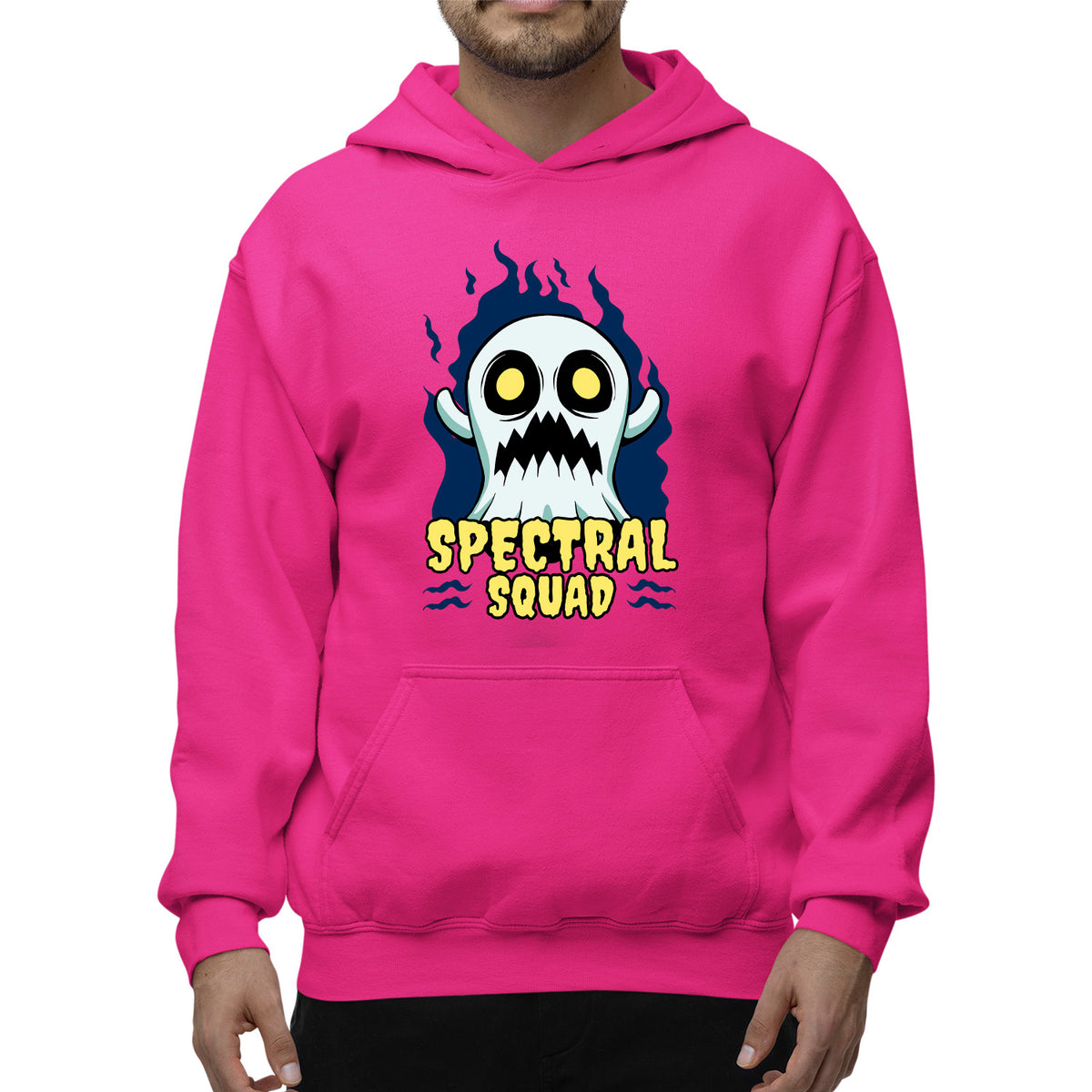 Spectral Squad Adult Pullover Hoodie | Premium Halloween Clothing
