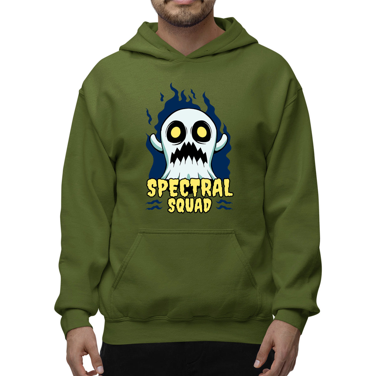 Spectral Squad Adult Pullover Hoodie | Premium Halloween Clothing