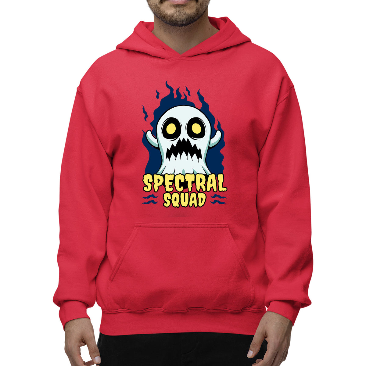 Spectral Squad Adult Pullover Hoodie | Premium Halloween Clothing