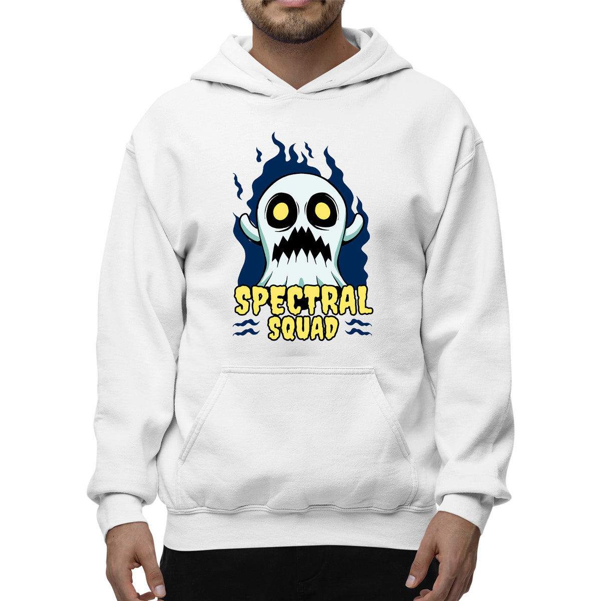 Spectral Squad Adult Pullover Hoodie | Premium Halloween Clothing