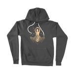 Gold Yoga Prayer Unisex Adult Pullover Hoodie Chroma Clothing
