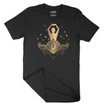 Golden Yoga Unisex Adult T-Shirt Chroma Clothing