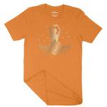 Golden Yoga Unisex Adult T-Shirt Chroma Clothing
