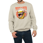 Trick Or Beer | Unisex Adult Sweatshirt | Premium Halloween Clothing