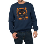 Halloween Kitty | Unisex Adult Sweatshirt | Premium Halloween Clothing