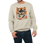 Halloween Kitty | Unisex Adult Sweatshirt | Premium Halloween Clothing
