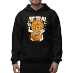 Not Too Old Pumpkin Unisex Adult Pullover Hoodie | Premium Halloween Clothing