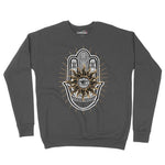 Hamsa Hand Evil Eye Unisex Adult Sweatshirt Chroma Clothing