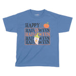 Happy Halloween Pumpkin Kids T-Shirt | Premium Halloween Clothing Chroma Clothing