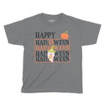 Happy Halloween Pumpkin Kids T-Shirt | Premium Halloween Clothing Chroma Clothing