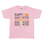 Happy Halloween Pumpkin Kids T-Shirt | Premium Halloween Clothing Chroma Clothing