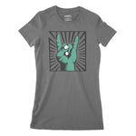 Heavy Metal Zombie Women's Classic Fitted T-Shirt | Premium HalloweenChroma Clothing