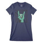 Heavy Metal Zombie Women's Classic Fitted T-Shirt | Premium HalloweenChroma Clothing