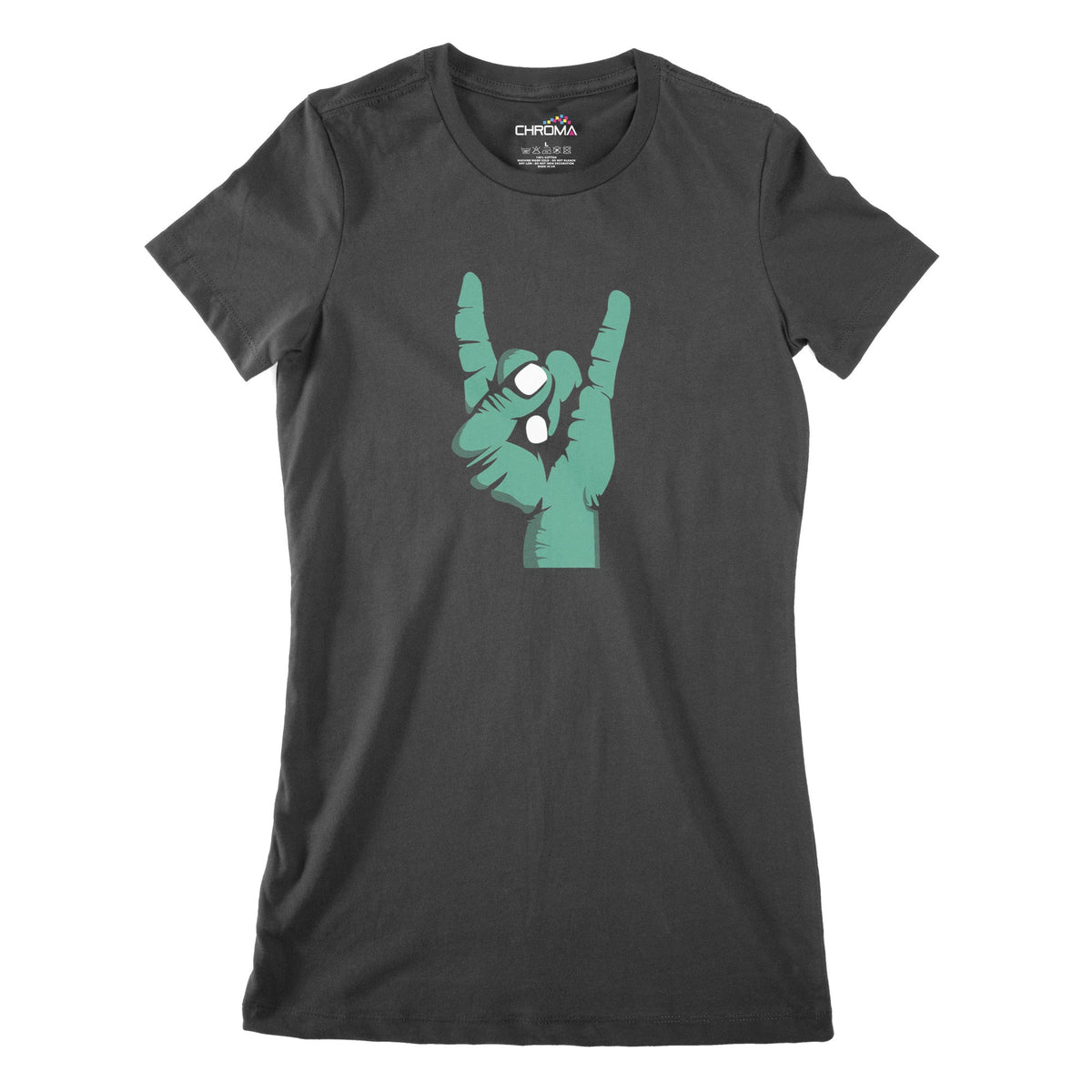 Heavy Metal Zombie Women's Classic Fitted T-Shirt | Premium HalloweenChroma Clothing