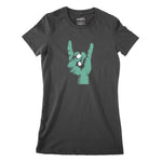 Heavy Metal Zombie Women's Classic Fitted T-Shirt | Premium HalloweenChroma Clothing