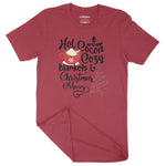 Hot Cocoa Cosy Blankets & Movies | Unisex Christmas T-Shirt Chroma Clothing