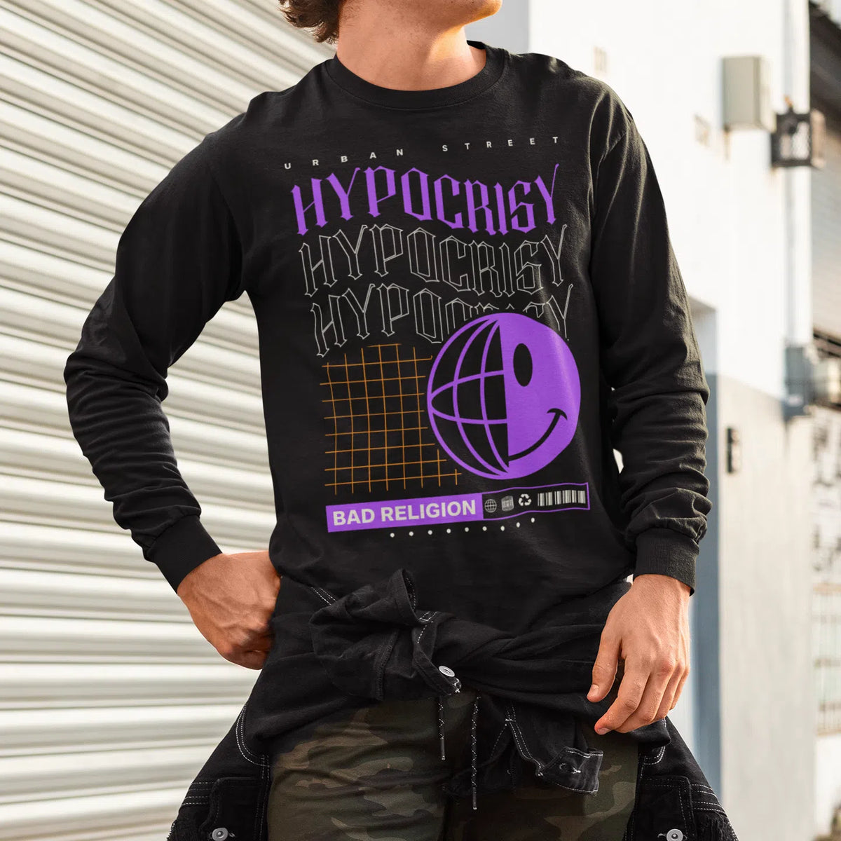 Hypocrisy | Long-Sleeve T-Shirt | Premium Quality Streetwear Chroma Clothing