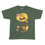 I Am Evil Stop Laughing Halloween Kids T-Shirt | Premium Halloween Clo Chroma Clothing