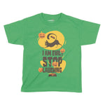 I Am Evil Stop Laughing Halloween Kids T-Shirt | Premium Halloween Clo Chroma Clothing
