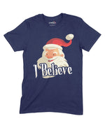 I Believe In Santa Unisex Adult T-Shirt Chroma Clothing