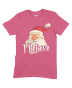 I Believe In Santa Unisex Adult T-Shirt Chroma Clothing