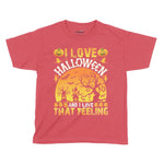 I Love Halloween Kids T-Shirt | Premium Halloween Clothing Chroma Clothing