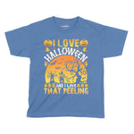 I Love Halloween Kids T-Shirt | Premium Halloween Clothing Chroma Clothing