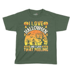 I Love Halloween Kids T-Shirt | Premium Halloween Clothing Chroma Clothing