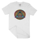Illuminati Eye Of God Unisex Adult T-Shirt Chroma Clothing