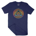Illuminati Eye Of God Unisex Adult T-Shirt Chroma Clothing