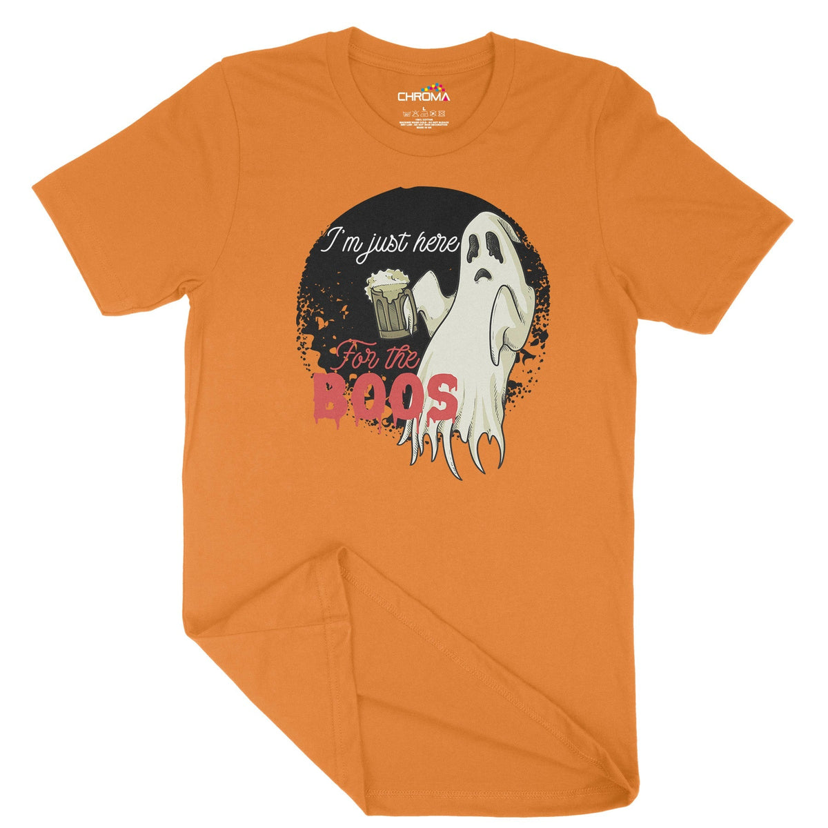 I'M Just Here For The Boo's Unisex Adult T-Shirt | Premium Halloween C Chroma Clothing